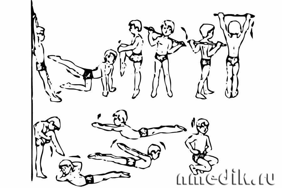 Примерный комплекс упражнений для дошкольников 5-6 лет